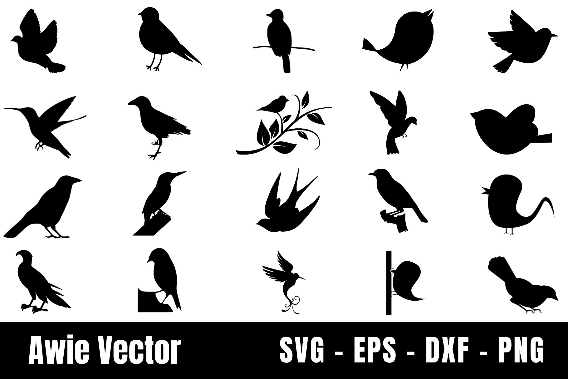 Bird Silhouette SVG