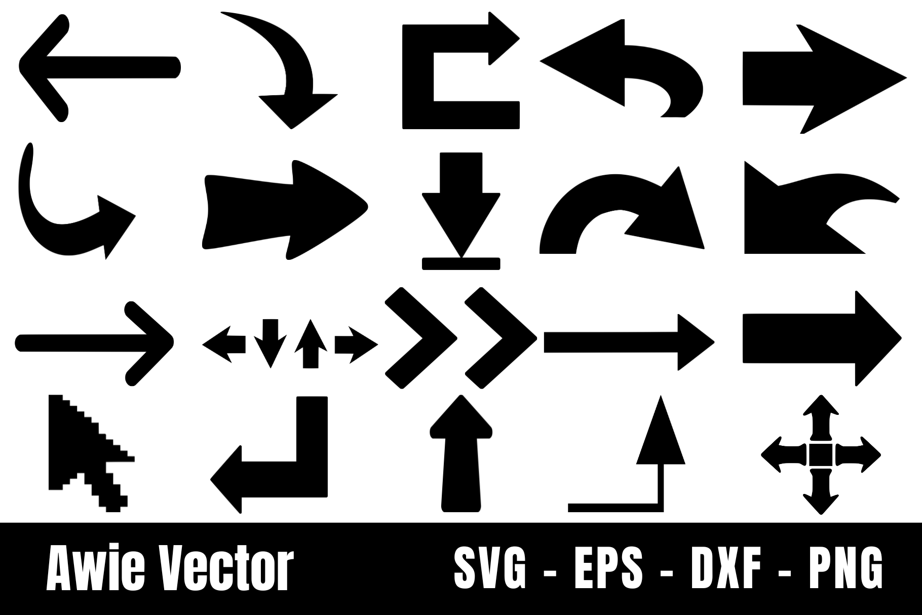 Arrow Silhouette SVG